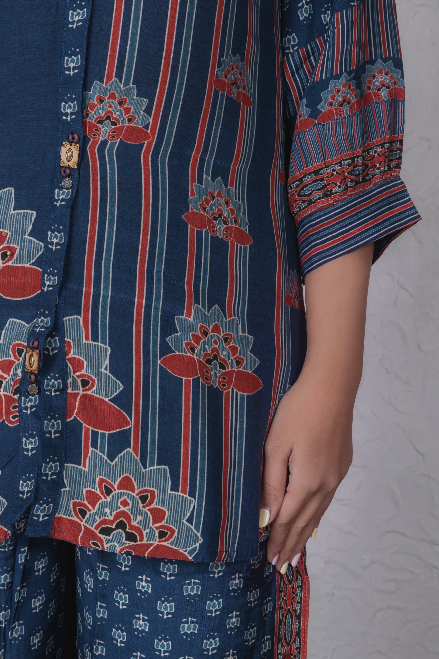 Indigo Straight fit Co-ord set